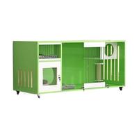 Cute Cat Houses Cat Nest And Cat Villa For All Seasons, Semi-enclosed House, Solid Wood, Large Space, Indoor Home Warm Cat Cabinet Cat House Garden(C,120 * 80 * 60CM)
