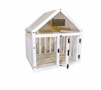 Cute Cat Houses Cat Villa Wooden Pet Villa High-looking Dog House Dog Villa Dog Cage Pet Room Cat Nest Kennel Pet Nest Cat House Garden(L)