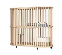 Cute Cat Houses Solid Wood Cat House, Cat Villa, Cattery, Cat Cage, Double-layer Cat Room, Breeding Cat Nest, Solid Wood Cat Cage Cat House Garden