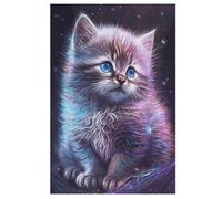 Cute Cat Jigsaw Puzzles for Adults 1000 Piece Wooden Puzzle for Kids Challenging Game （78×53cm）