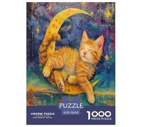 Cute Cat Jigsaw Puzzles Puzzle for Adults Kids. 1000 Piece Great Gifts Challenge Toy Educational Games Home Decoration for Adults& Kids Age 14 Years Up 70x50cm/1000pcs