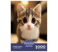 Cute Cat Jigsaw Puzzles Puzzle for Adults Kids. 1000 Piece Whimsical Challenge Toy Educational Games Home Decoration for Educational Games Gifts 70x50cm/1000pcs