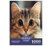 Cute Cat Jigsaw Puzzles Puzzles for Adults Kids. 1000 Piece Great Gifts Challenge Toy Educational Game Home Decoration for Educational Games Gifts 38x26cm/1000pcs