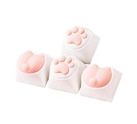 Cute Cat Keycap - Paw Palm Shaped Game Keyboard Cap, Fun Mechanical Keycaps, Decorative Computer Accessories | Playing Setup For Office And Home With Stylish Colorful Typing Supplies