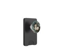 Cute Cat Kitten Portrait PopSockets PopWallet for MagSafe