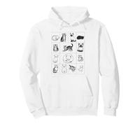 Cute Cat Lovers Art Collection Twelve Kitten Pullover Hoodie