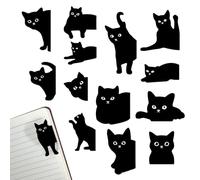 Cute Cat Magnetic Bookmarks, Page Markers Set, Strong Magnet Page Clips, Decorative Reading Accessories for Stationery Collection, Students Teachers Men Girls Adults Teens Mother Book Lovers