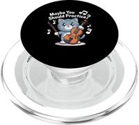 Cute Cat Maybe You Should Practice PopSockets PopGrip for MagSafe