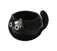 Cute Cat Mug - 210ml Ceramic Siamese Cup, Kitten Design Tea Tumbler | Large Caliber Drinking Gift Item, Adorable Water Beverage Mug for Women Cat Lovers Enthusiasts Kitchen Coffee Tea Accessories