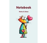 Cute Cat Notebook: A Whimsical Colorful Design for Notes and Ideas