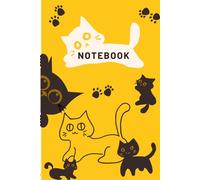 Cute Cat Notebook for Cat Lovers - Yellow Doodle Style: Adorable Kitty Cover | Aesthetic Drawing Journal | Perfect for Notes, Sketches, or Gifts