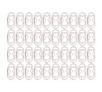 Cute Cat Paper Clip, Fun Shaped Plated Surface Paper Clamp, Wire Bookmark for File Classification, 4 Box Set with Storage Box, Non - Skid Ridged Finish for Secure Hold on Papers (Rose Gold)