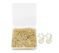 Cute Cat Paperclips - 150Pcs Mini Gold Clips, Strong Metal Durable Clips for Organizing Documents School Office Use