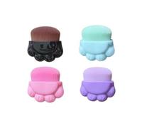 Cute Cat Paw Design Sunscreen Brush With Protective Cover, 2PCS Sunscreen Applicator, Sun Lotion Applicator Kids Sunscreen Applicator Brush Set, Sunscreen Roller Applicator (All)