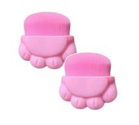 Cute Cat Paw Design Sunscreen Brush with Protective Cover, 2PCS Sunscreen Applicator, Sun Lotion Applicator Kids Sunscreen Applicator Brush Set, Sunscreen Roller Applicator (Pink)