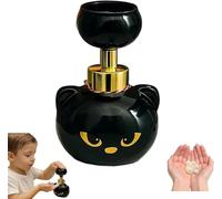 Cute Cat Paw Foam Soap Dispenser,Cat Pawprint Soap,Cats Soaps Dispenser Creates Paw-Shaped Bubbles,Foaming Hand Dispensers,Black Foaming Pump Bottle,Refillable Empty Foam Liquid Container-*1