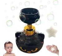 Cute Cat Paw Foam Soap Dispenser, Cat Pawprint Soap, Cats Soaps Dispenser Creates Paw-Shaped Bubbles, Foaming Hand Dispensers, Cats Pawprint Soaps Pump Bottle, Black Foaming Pump Bottle (1PC)