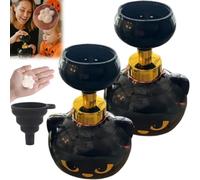 Cute Cat Paw Foam Soap Dispenser, Cat Pawprint Soap, Cats Soaps Dispenser Creates Paw-Shaped Bubbles, Foaming Hand Dispensers, Cats Pawprint Soaps Pump Bottle, Black Foaming Pump Bottle (2Pcs)
