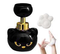 Cute Cat Paw Foam Soap Dispenser, Halloween Cat Paw Print Design, Produces Paw-Shaped Bubbles, Refillable Foam Hand Washer, Ideal for Bathroom Sinks, Kitchen Counters, Halloween Decor