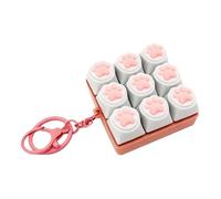 Cute Cat Paw Sound Keyboard Fidget Toy, Fidget Keyboard for Stress Relief, Button Fidget Gifts for Adults to Relieve Stress and Pass Time
