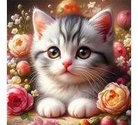 Cute Cat Paws 70 Piece Jigsaw Puzzles for Adults and Kids, Impossible Puzzle, Jigsaws 70 pieces for adults Gifts, Difficult jigsaw puzzles for The Whole Family