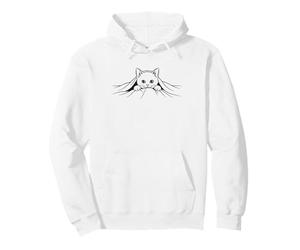 Cute Cat Peeking Cozy Cat Vibes for Cat Lovers Pullover Hoodie