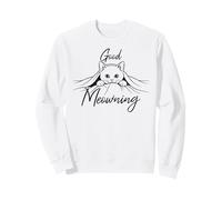 Cute Cat Peeking Cozy Cat Vibes for Cat Lovers Sweatshirt