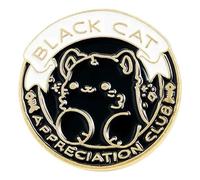 Cute Cat Pin Planet Moon Enamel Badge, Klein, Non-precious metal