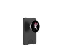 Cute Cat Pink Ribbon Breast Cancer Awareness October PopSockets PopWallet for MagSafe