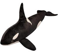 Cute Cat Plush, 29.5 inches (75 cm), Whale, Hugging Pillow, Fluffy, Black, Healing Goods, Best Friend Gift, Gift for Lover, Girlfriend, Stuffed Animal, Birthday Gift, Valentine's Day, Comfortable