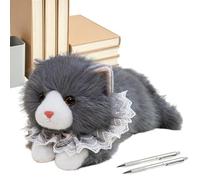 Cute Cat Plush 30cm Cute Realistic Soft Throw Pillows
