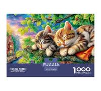 Cute Cat Premium Jigsaw Puzzles for Adults A 1000-Piece Advanced-Level Set Featuring Challenging And Educational Games - Designed As The Jigsaw Puzzles for Adults And Mature Kids A