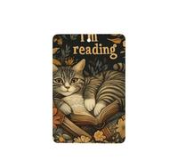 Cute Cat Reading Books Flowers Vintage Car Air Fresheners 4 Pcs Hanging Scented Cards Fragrance Scented Cards For Car Aromatherapy Tablets