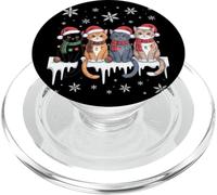 Cute Cat Reindeer Christmas PopSockets PopGrip for MagSafe