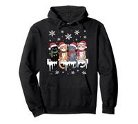 Cute Cat Reindeer Christmas Pullover Hoodie