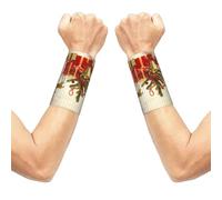 Cute Cat Sing Christmas Carols Stretch Wrist Support Wristband, Breathable Sports Wrist Wrap, Elastic Wristbands For Basketball Tennis Gym