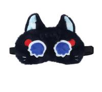 Cute cat Sleeping Eye mask, Soft Plush Eye mask, Cartoon Style, Night Sleeping Eye mask, nap Eye mask, Eye mask for Men, Women and Children, Genshin Impact peripherals (Color : B)