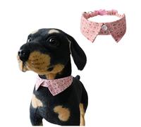Cute Cat Small Dog Collar with Bell Pendant,Adjustable Quick Release Pet Shirt Collar with D-Ring for Cat Puppy Small Dog_Pink Cake
