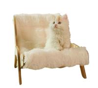 Cute Cat Sofa Bed - Furry Interior, Plush Company, Calming Soft for Small Dogs and Puppies, Comfortable Flesh, Comfortable | Maison MEU