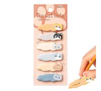 Cute Cat Sticky - Notepad 180 Pages, Adhesive Paper Fun, School Supplies for Students Women Boys Girls Teachers Kids Office, Notes Homework Planner, Organization Study Writing