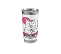Cute Cat Sushi Japanese Zen Design Stainless Steel Insulated Tumbler