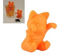 Cute Cat Tea Infuser, Effective Tea Leaf Separation Food Grade Silicone Safe Non Home Office Use Silky Smooth Filter Design Small Space Friendly