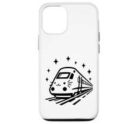Cute Cat Train Kitten Face Monorail Top Funny Case for iPhone 12/12 Pro