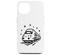 Cute Cat Train Kitten Face Monorail Top Funny Case for iPhone 13
