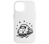 Cute Cat Train Kitten Face Monorail Top Funny Case for iPhone 14