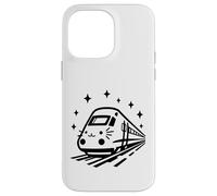 Cute Cat Train Kitten Face Monorail Top Funny Case for iPhone 14 Pro Max
