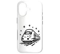 Cute Cat Train Kitten Face Monorail Top Funny Case for iPhone 17