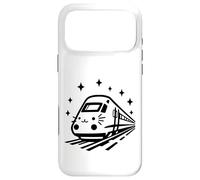 Cute Cat Train Kitten Face Monorail Top Funny Case for iPhone 17 Pro Max