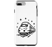 Cute Cat Train Kitten Face Monorail Top Funny Case for iPhone 7 Plus/8 Plus
