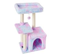 Cute Cat Tree Kitten Cat Tower Condo Cat Furniture Sisal Scratching Posts R | FISH&NAP For Indoor Jump Platform Activity Center Play House Rainbow